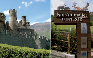 Aosta, i suoi castelli e il Parc Animalier d’Introd